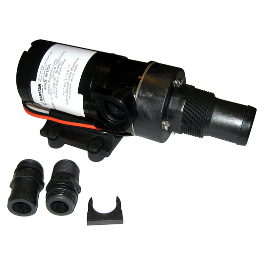 Raritan Macerator Pump - 12v w/Barb Adapter [5310012] - First Stop Marine