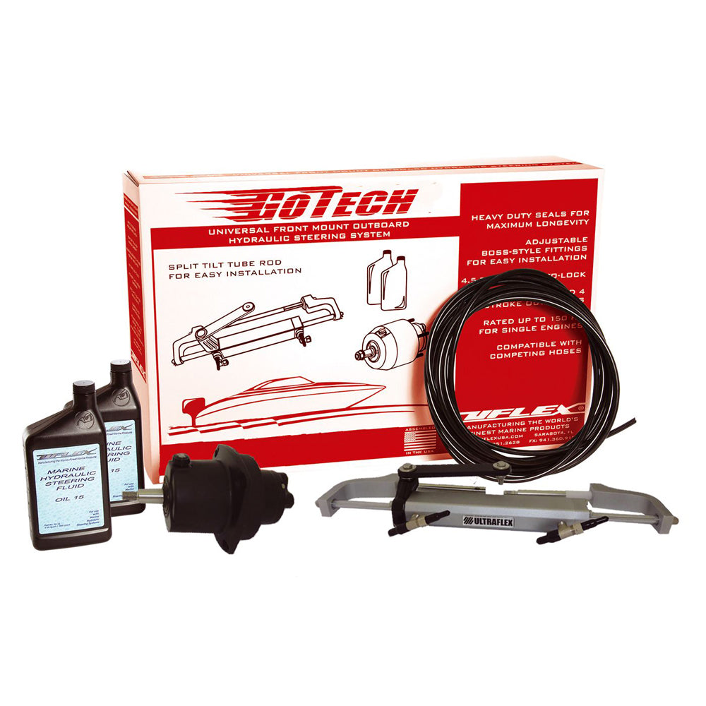 UFlex GoTech 1.0 Universal Front Mount Outboard Hydraulic Steering System [GOTECH 1.0] - First Stop Marine