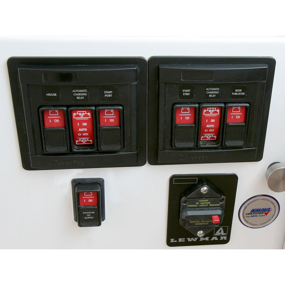 Blue Sea 1147 Remote Control Panel w/(2)2145 & (1)2146 Remote Control Contura Switch [1147] - First Stop Marine