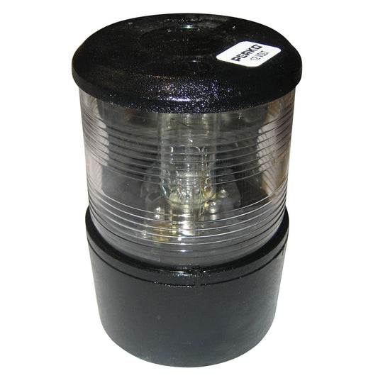 Perko Masthead Light f/Sail or Power Less Than 20M - 12VDC - Black Base Mount/White Light [0200MB0DP1] - First Stop Marine