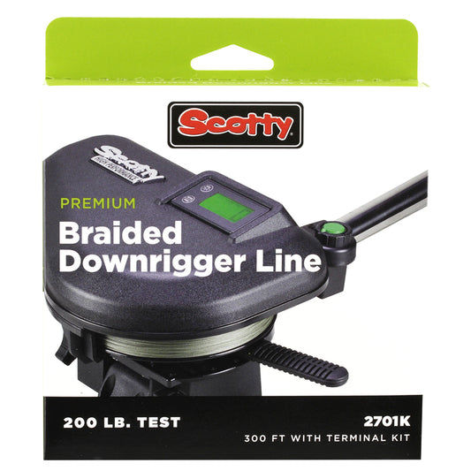 Scotty Premium Power Braid Downrigger Line - 300ft of 200lb Test [2701K] - First Stop Marine