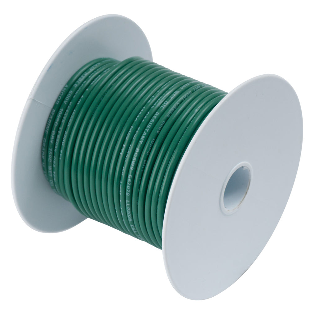 Ancor Green 14AWG Tinned Copper Wire - 100' [104310] - First Stop Marine