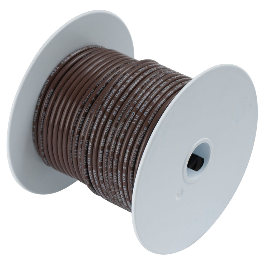 Ancor Brown 14AWG Tinned Copper Wire - 100' [104210] - First Stop Marine