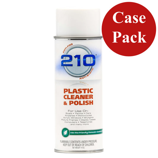 Camco 210 Plastic Cleaner Polish - 14oz Spray - Case of 12 [40934CASE] - First Stop Marine