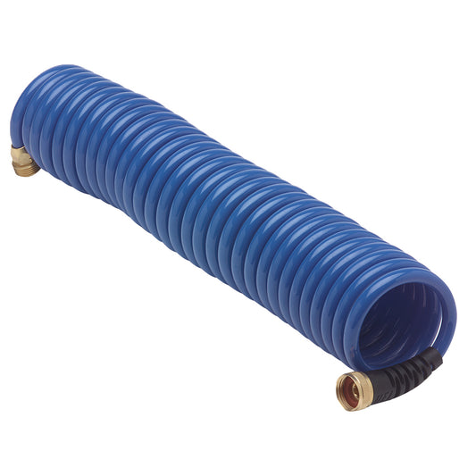 HoseCoil Blue Hose w/Flex Relief - 25' [HS2500HP] - First Stop Marine