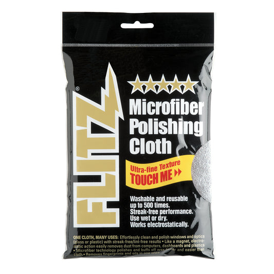 Flitz Microfiber Polishing Cloth - 16" x 16" - Single Bag [MC200] - First Stop Marine