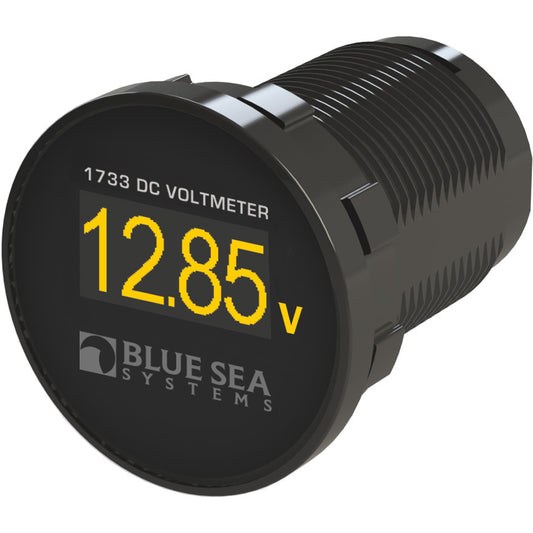 Blue Sea 1733 Mini OLED DC Voltmeter [1733] - First Stop Marine