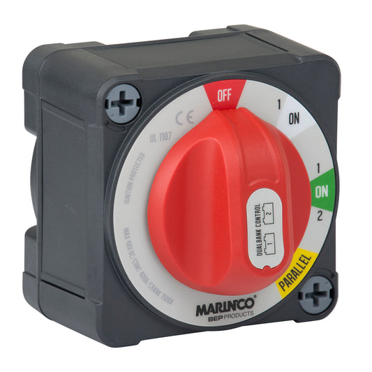 BEP Pro Installer 400a EZ-Mount Dual Bank Control Battery Switch - MC10 [772-DBC-EZ] - First Stop Marine