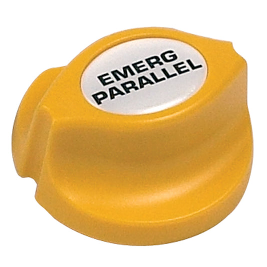 BEP Emergency Parallel Battery Knob - Yellow - Easy Fit [701-KEY-EP] - First Stop Marine