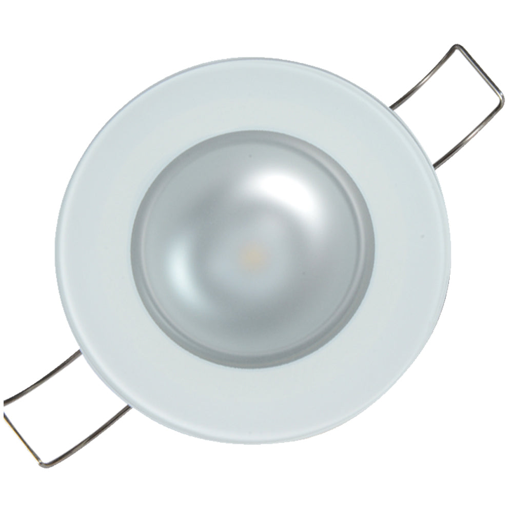 Lumitec Mirage Flush Mount Down Light Spectrum RGBW - Glass Bezel [113197] - First Stop Marine