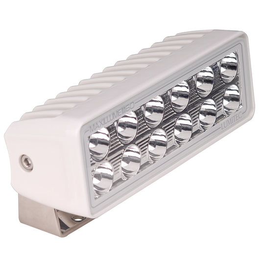 Lumitec Maxillume h60 - Trunnion Mount Flood Light - White Dimming - White Housing [101334] - First Stop Marine