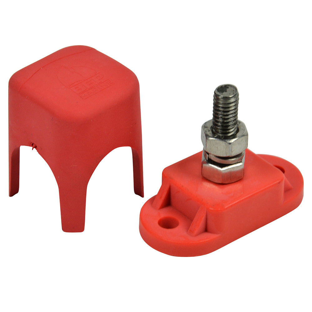 BEP Pro Installer Single Insulated Distribution Stud - 1/4" - Positive [IS-6MM-1R/DSP] - First Stop Marine