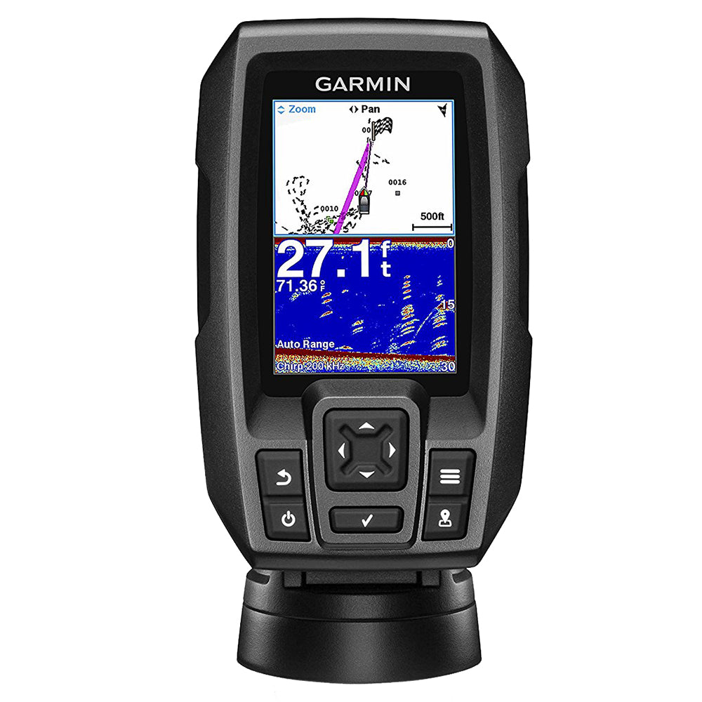 Garmin STRIKER 4 FishFinder w/4-Pin, 77/200kHz TM Transducer [010-01550-00] - First Stop Marine