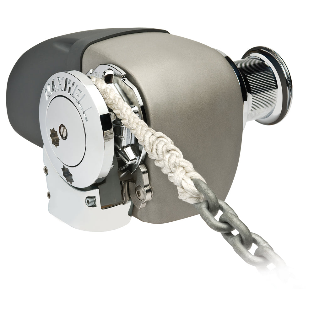 Maxwell HRC 10-8 Rope Chain Horizontal Windlass 5/16" Chain, 5/8" Rope 12V, with Capstan [HRC10812V] - First Stop Marine