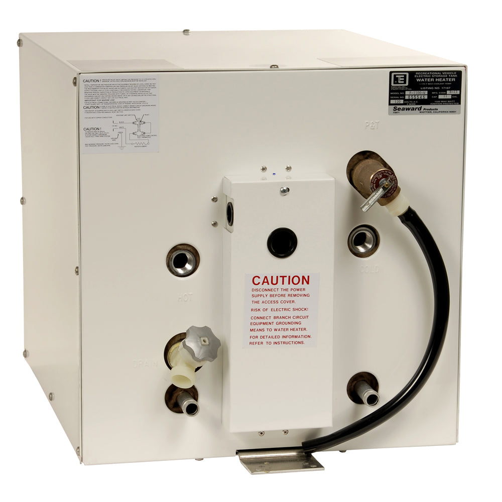 Whale Seaward 11 Gallon Hot Water Heater w/Front Heat Exchanger - White Epoxy - 120V - 1500W [F1100W] - First Stop Marine