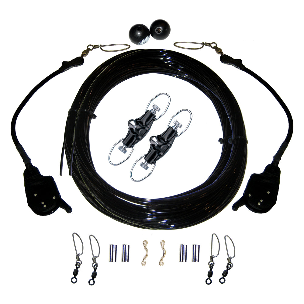 Rupp Single Rigging Kit W/Lok-Ups & Nok-Outs - 160' Black Mono [CA-0172-MO] - First Stop Marine