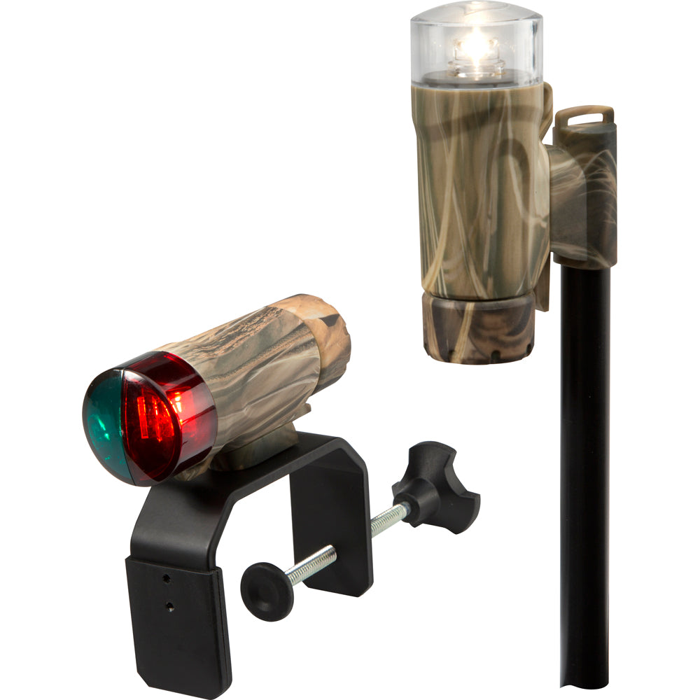 Attwood Clamp-On Portable LED Light Kit - RealTree Max-4 Camo [14191-7] - First Stop Marine