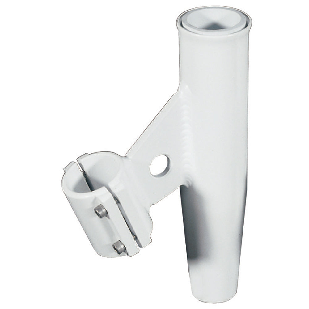 Lee's Clamp-On Rod Holder - White Aluminum - Vertical Mount - Fits 1.660" O.D. Pipe [RA5003WH] - First Stop Marine