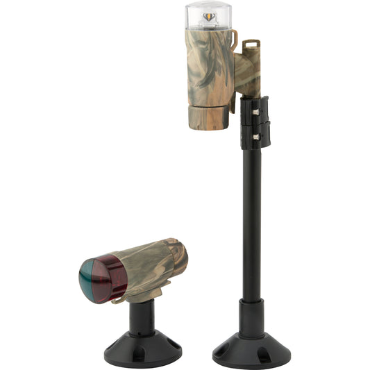 Attwood PaddleSport Portable Navigation Light Kit - Screw Down or Adhesive Pad - RealTree Max-4 Camo [14193-7] - First Stop Marine