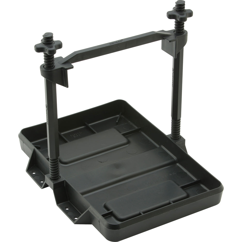 Attwood Heavy-Duty All-Plastic Adjustable Battery Tray - 27 Series [9098-5] - First Stop Marine