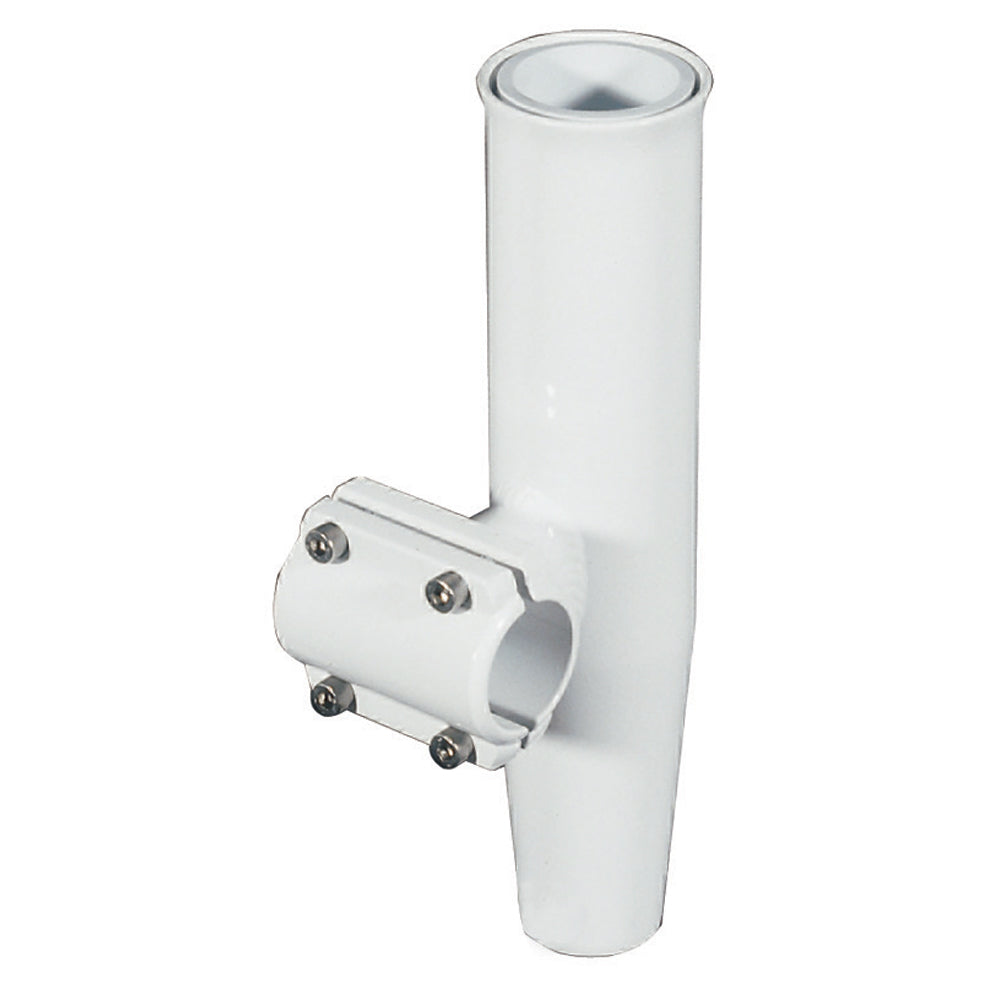 Lee's Clamp-On Rod Holder - White Aluminum - Horizontal Mount - Fits 1.050" O.D. Pipe [RA5201WH] - First Stop Marine