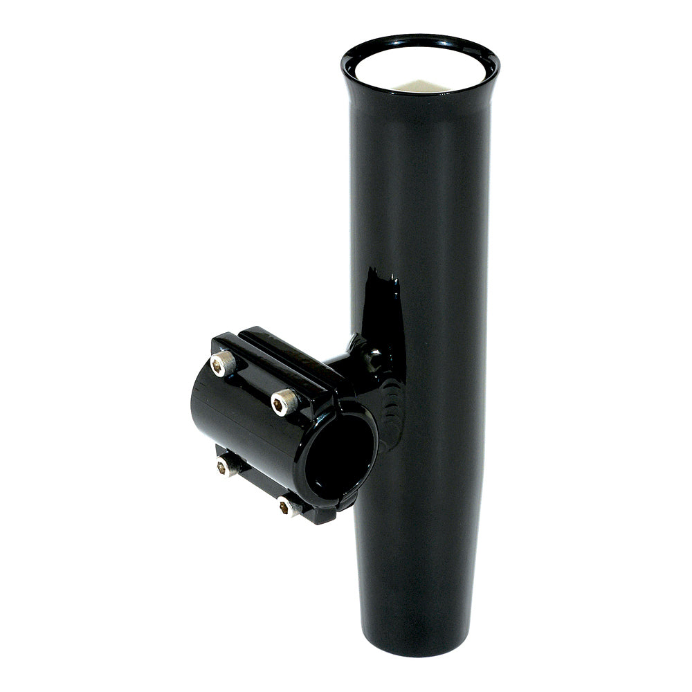 Lee's Clamp-On Rod Holder - Black Aluminum - Horizontal Mount - Fits 1.315" O.D. Pipe [RA5202BK] - First Stop Marine