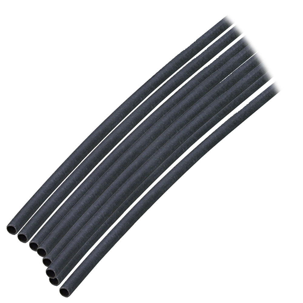 Ancor Adhesive Lined Heat Shrink Tubing (ALT) - 1/8" x 12" - 10-Pack - Black [301124] - First Stop Marine