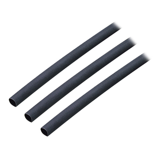 Ancor Adhesive Lined Heat Shrink Tubing (ALT) - 3/16" x 3" - 3-Pack - Black [302103] - First Stop Marine