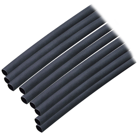 Ancor Adhesive Lined Heat Shrink Tubing (ALT) - 3/16" x 6" - 10-Pack - Black [302106] - First Stop Marine