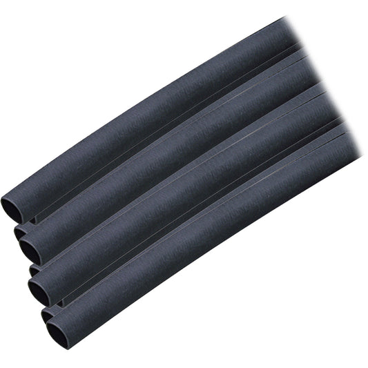 Ancor Adhesive Lined Heat Shrink Tubing (ALT) - 1/4" x 12" - 10-Pack - Black [303124] - First Stop Marine