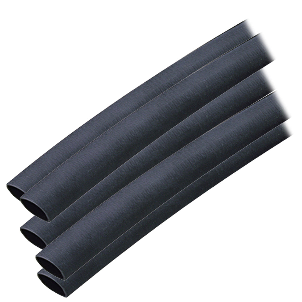 Ancor Adhesive Lined Heat Shrink Tubing (ALT) - 3/8" x 6" - 5-Pack - Black [304106] - First Stop Marine