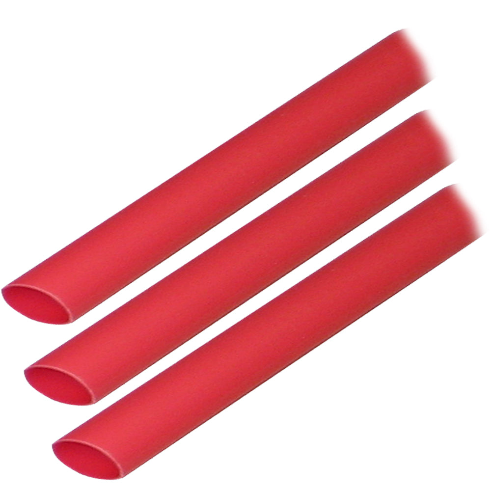 Ancor Adhesive Lined Heat Shrink Tubing (ALT) - 3/8" x 3" - 3-Pack - Red [304603] - First Stop Marine