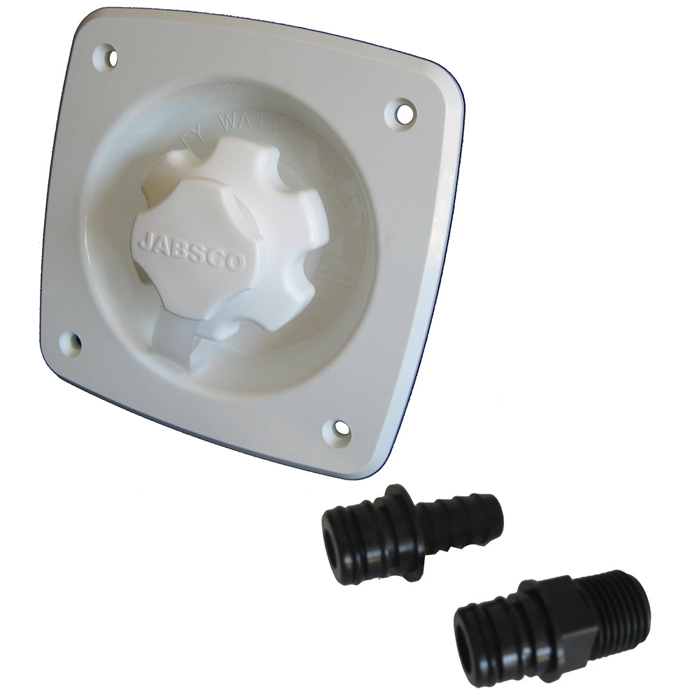 Jabsco Water Pressure Regulator - Flush Mount - White [44412-1045] - First Stop Marine