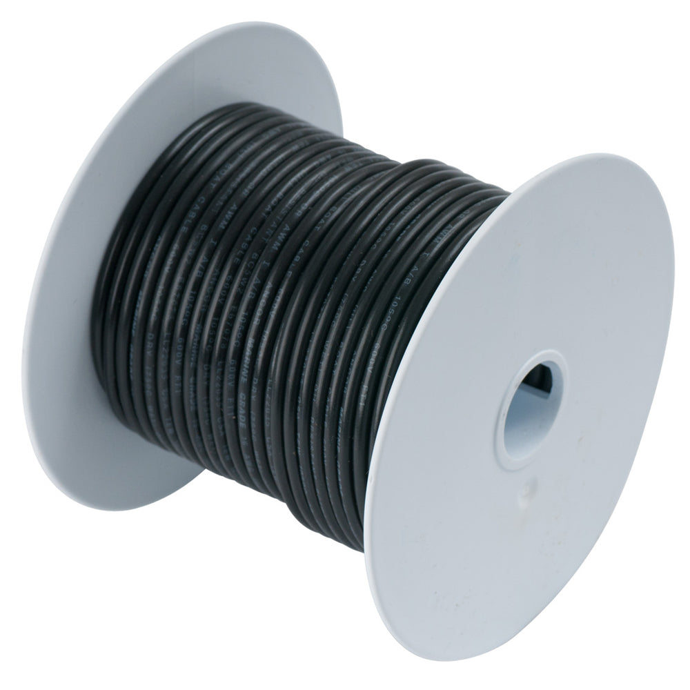 Ancor Black 18 AWG Tinned Copper WIre - 35' [180003] - First Stop Marine