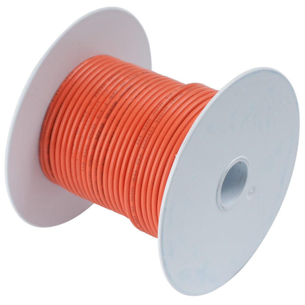 Ancor Orange 18 AWG Tinned Copper Wire - 100' [100510] - First Stop Marine