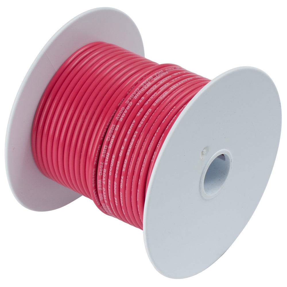 Ancor Red 18 AWG Tinned Copper Wire - 100' [100810] - First Stop Marine