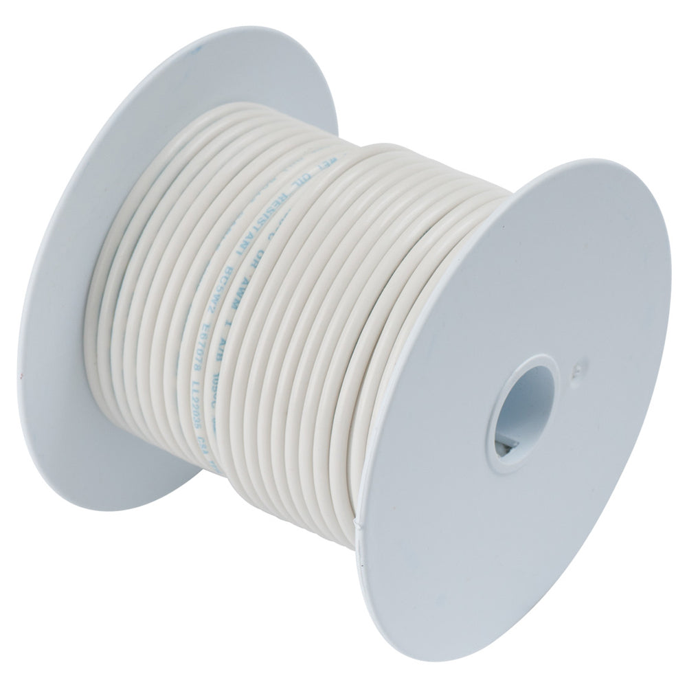 Ancor White 18 AWG Tinned Copper Wire - 35' [180903] - First Stop Marine