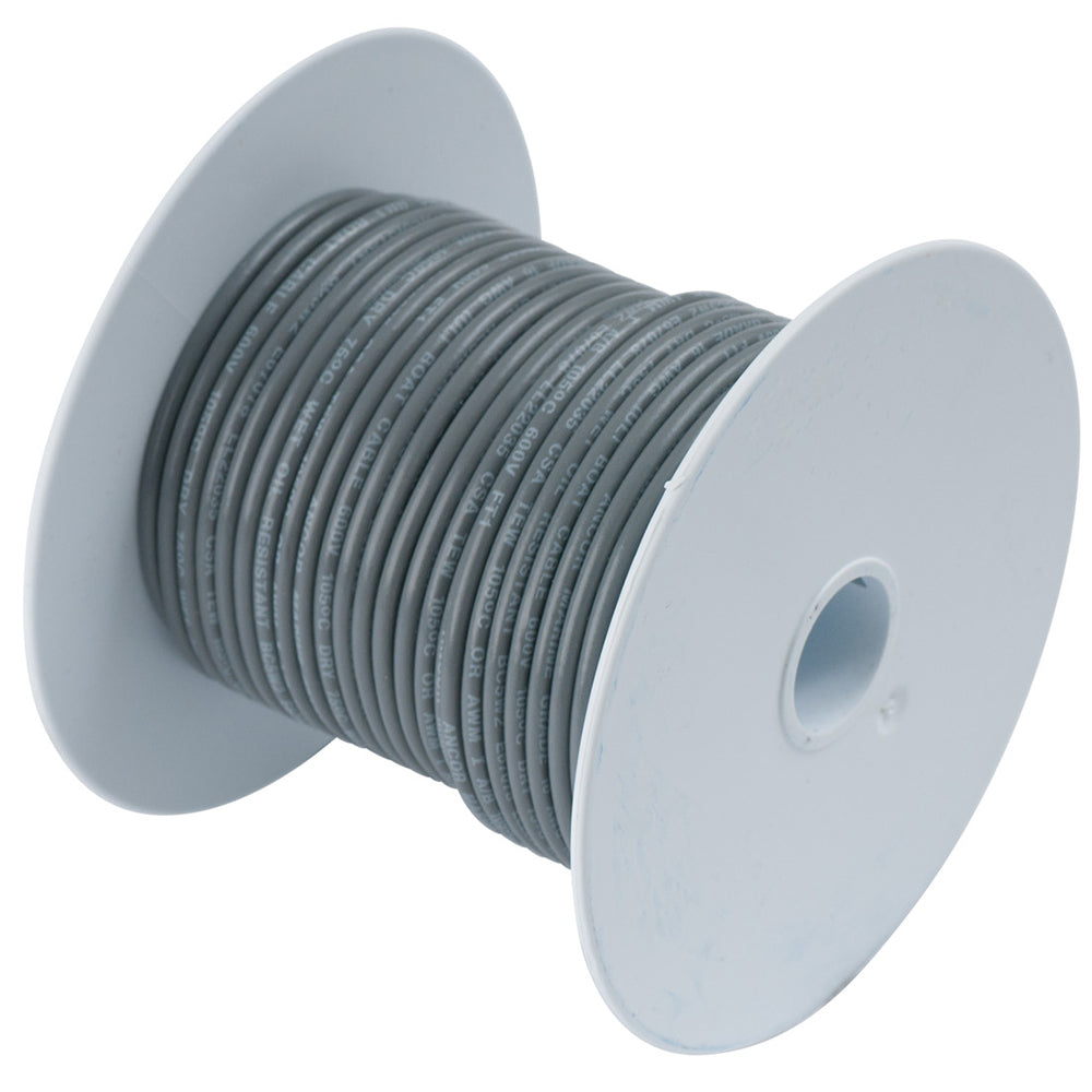 Ancor Grey 14 AWG Tinned Copper Wire - 18' [184403] - First Stop Marine