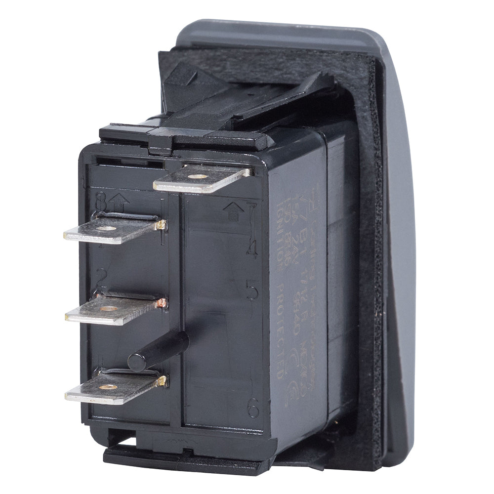 Blue Sea 7932 Contura II Switch SPDT Black - (ON)-OFF-ON [7932] - First Stop Marine
