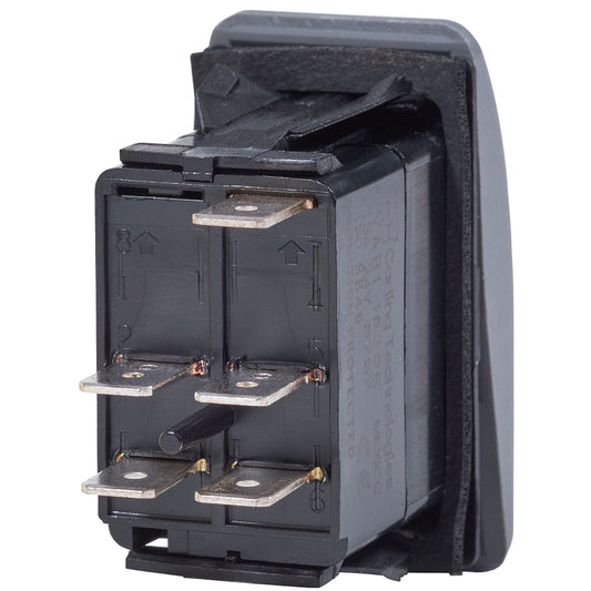 Blue Sea 7934 Contura II Switch DPST Black - OFF-ON [7934] - First Stop Marine