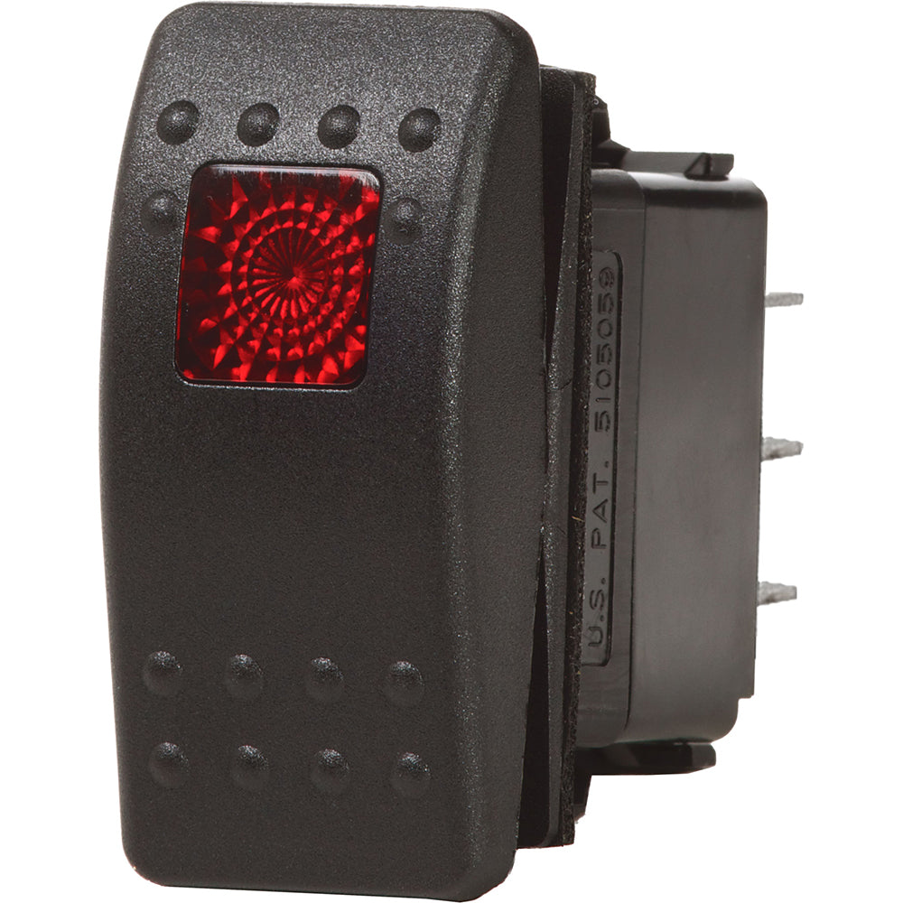 Blue Sea 7934 Contura II Switch DPST Black - OFF-ON [7934] - First Stop Marine