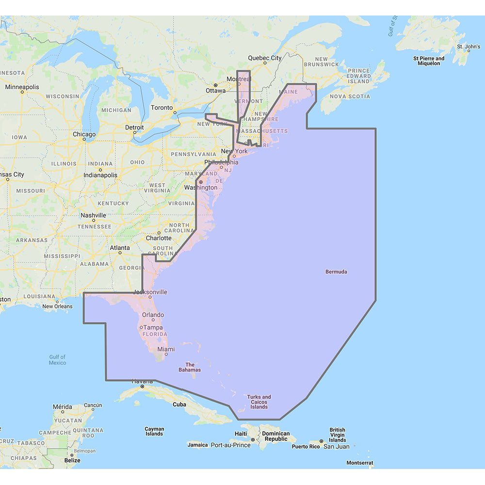 Furuno U.S. East Coast, Bahamas  Bermuda - Vector Charts  Standard Resolution Satellite Photos f/Bahamas - Unlock Code [MM3-VNA-022] - First Stop Marine