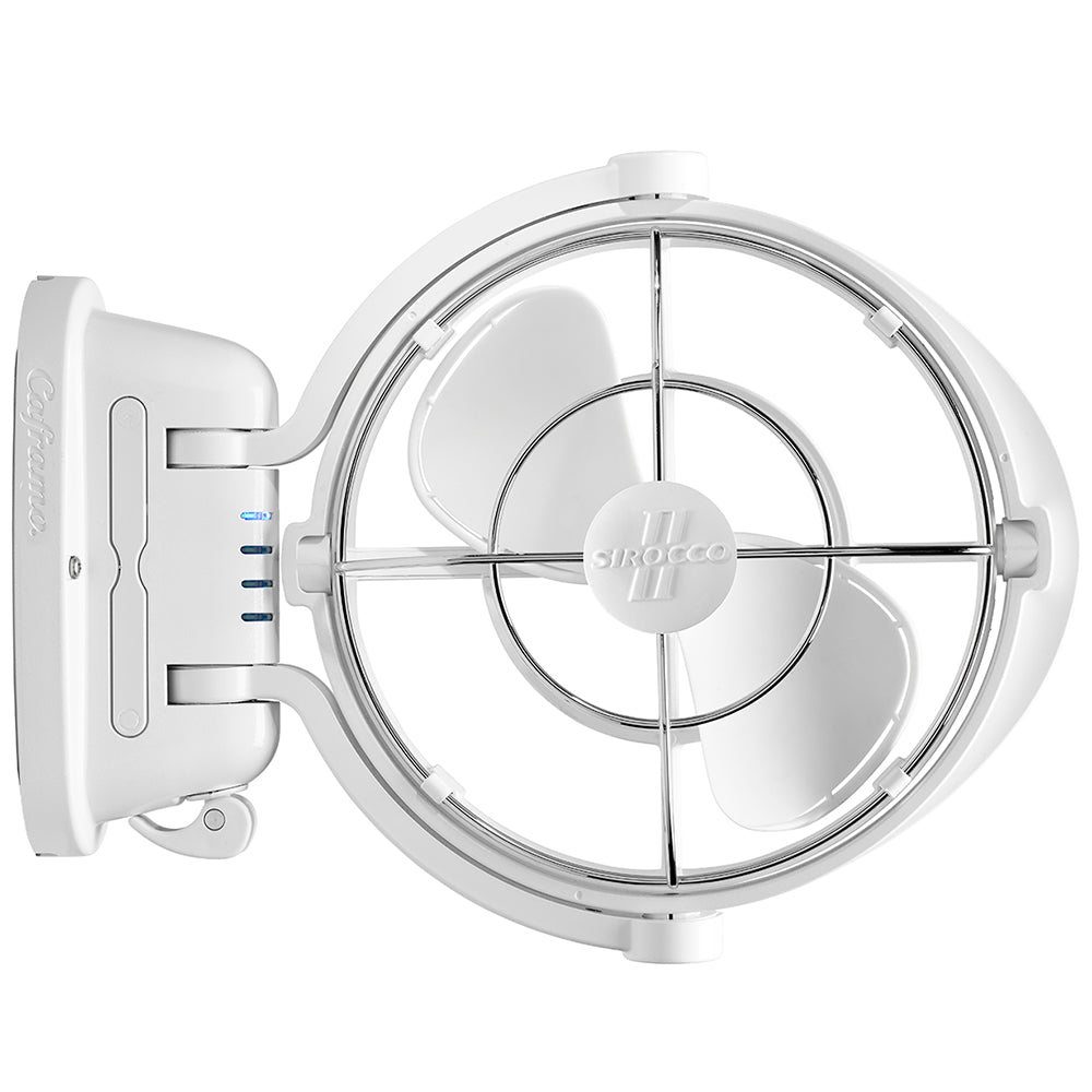 SEEKR by Caframo Sirocco II 3-Speed 7" Gimbal Fan - White - 12-24V [7010CAWBX] - First Stop Marine