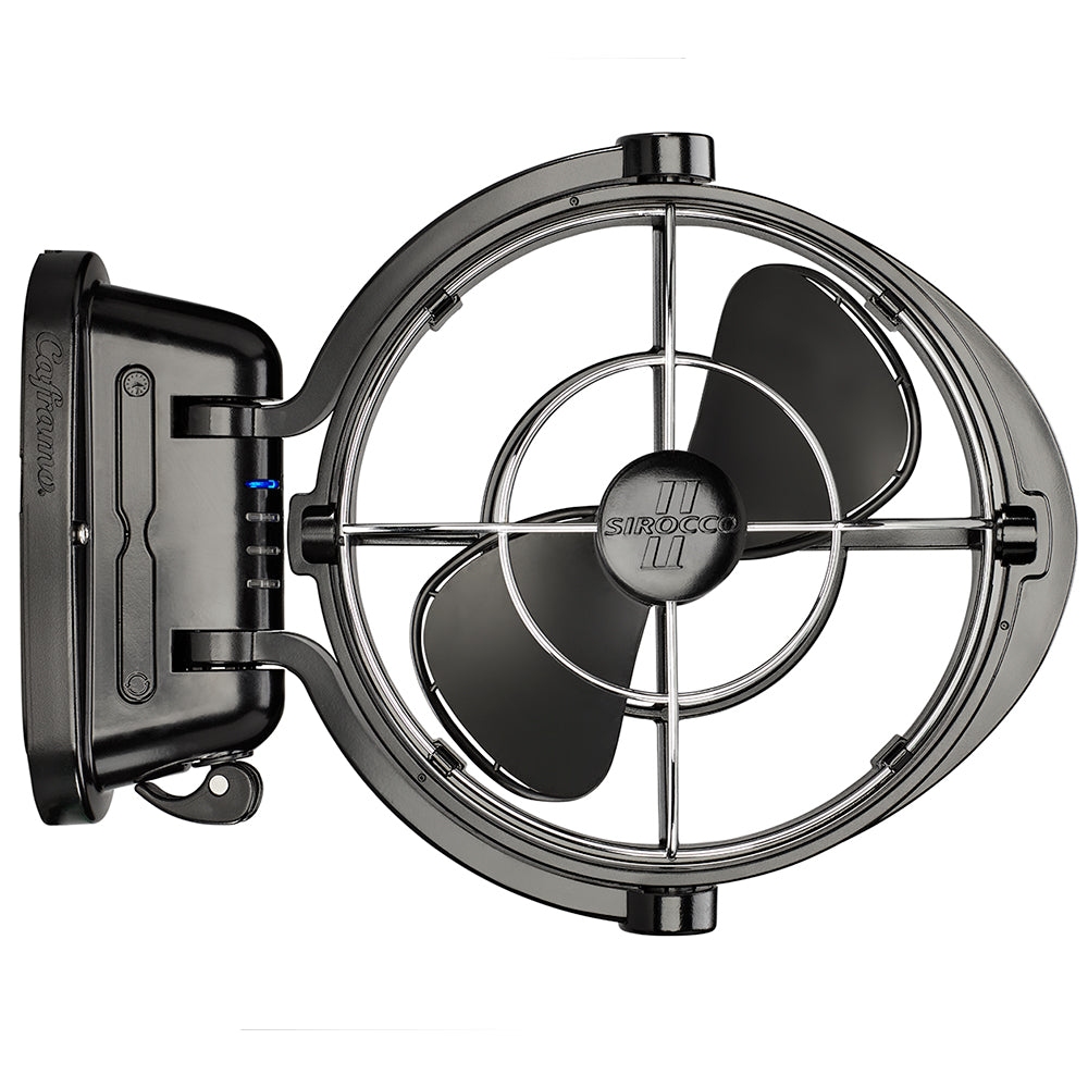 SEEKR by Caframo Sirocco II 3-Speed 7" Gimbal Fan - Black - 12-24V [7010CABBX] - First Stop Marine