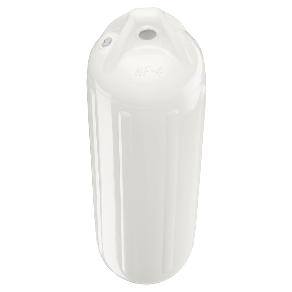 Polyform NF-4 Heavy Duty Twin Eye Fender 6.4" X 21.6" - White [NF-4 WHITE] - First Stop Marine