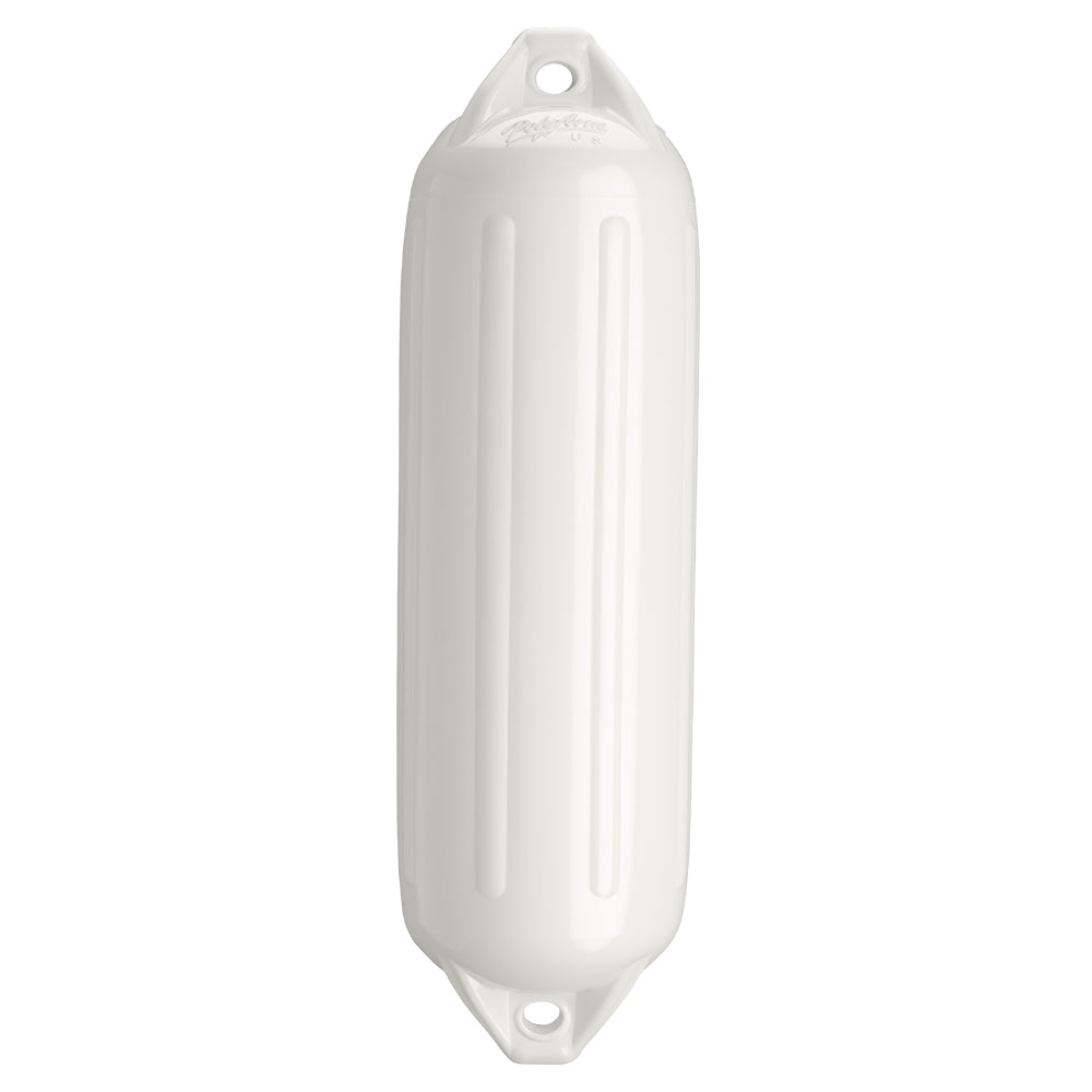 Polyform NF-4 Heavy Duty Twin Eye Fender 6.4" X 21.6" - White [NF-4 WHITE] - First Stop Marine