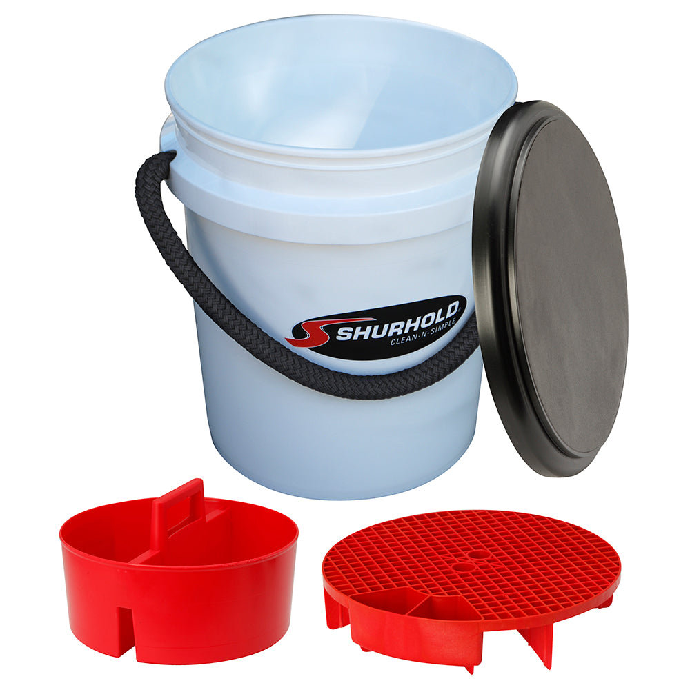 Shurhold One Bucket Kit - 5 Gallon - White [2461] - First Stop Marine