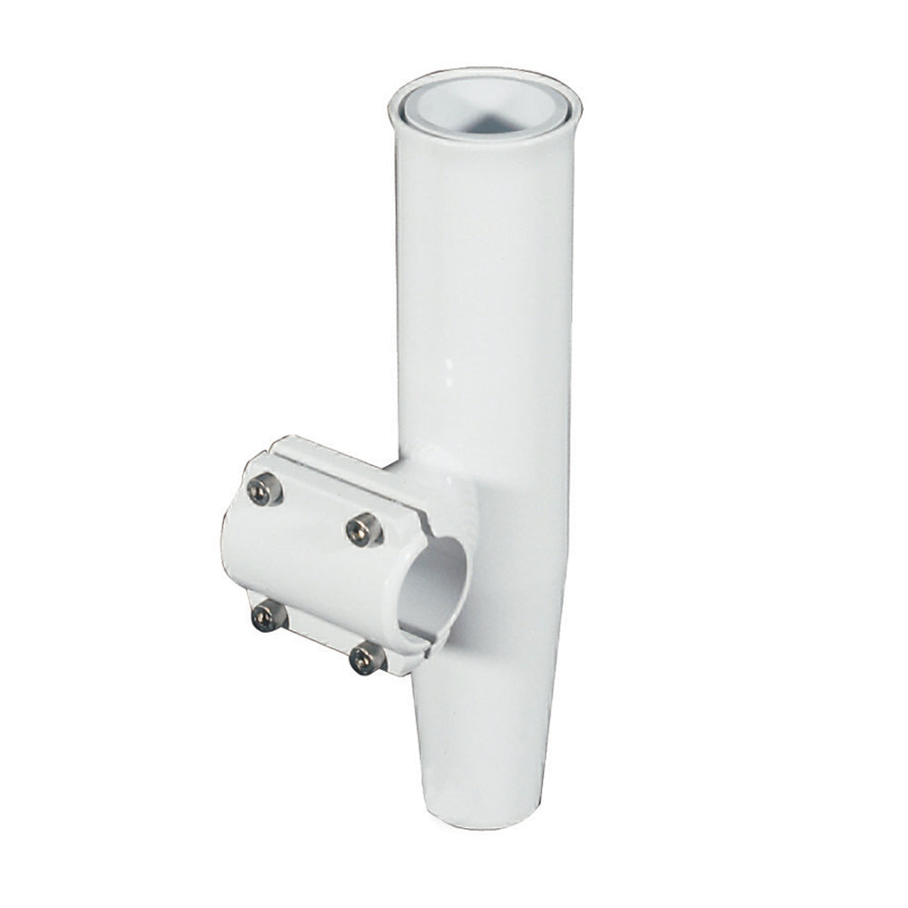 Lee's Clamp-On Rod Holder - White Aluminum - Horizontal Mount - Fits 1.900" O.D. Pipe [RA5204WH] - First Stop Marine