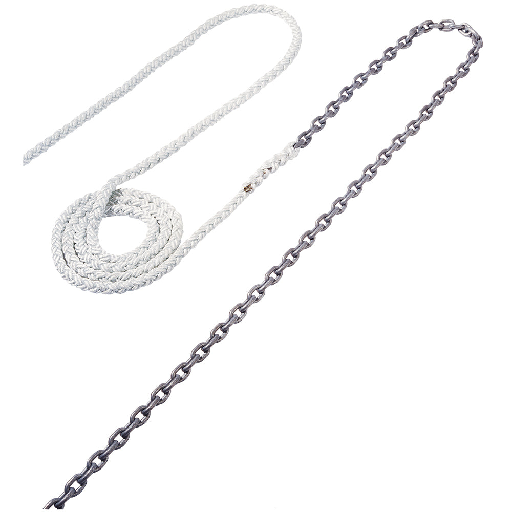 Maxwell Anchor Rode - 15-1/4" Chain to 150-1/2" Nylon Brait [RODE38] - First Stop Marine