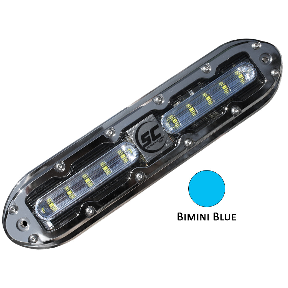 Shadow-Caster SCM-10 LED Underwater Light w/20' Cable - 316 SS Housing - Bimini Blue [SCM-10-BB-20] - First Stop Marine